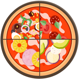 Familienpizza (max 4 Geschmacksorten)